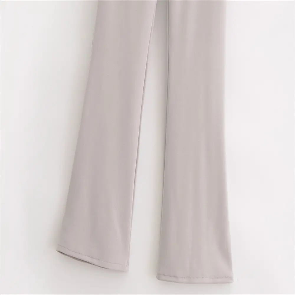 2024 Summer Women Vest Top & Trouser Set Light Grey — feature 15