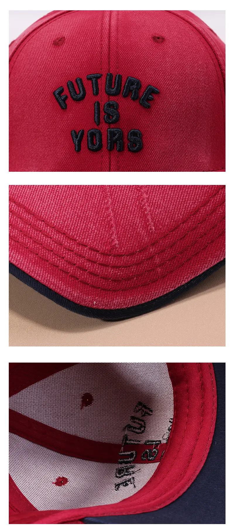 Women's Black Cap "Future Is Yovers" Cap — feature 12