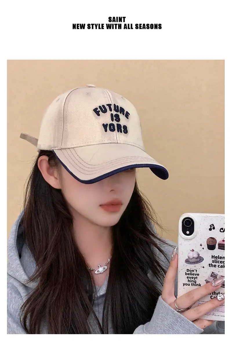 Women's Black Cap "Future Is Yovers" Cap — feature 2