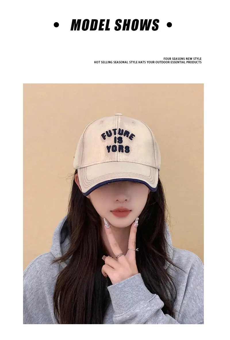 Women's Black Cap "Future Is Yovers" Cap — feature 3