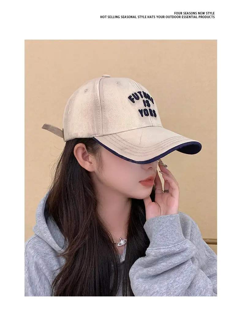 Women's Black Cap "Future Is Yovers" Cap — feature 4