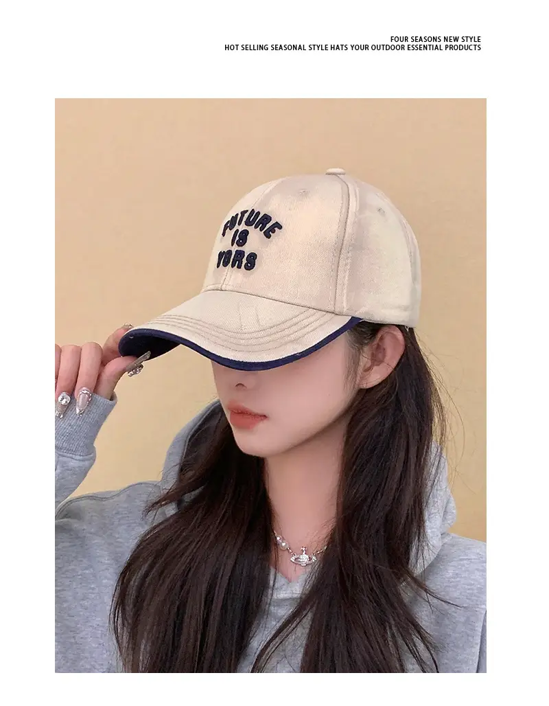 Women's Black Cap "Future Is Yovers" Cap — feature 5