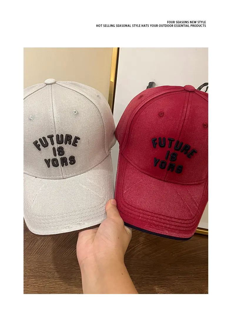 Women's Black Cap "Future Is Yovers" Cap — feature 6