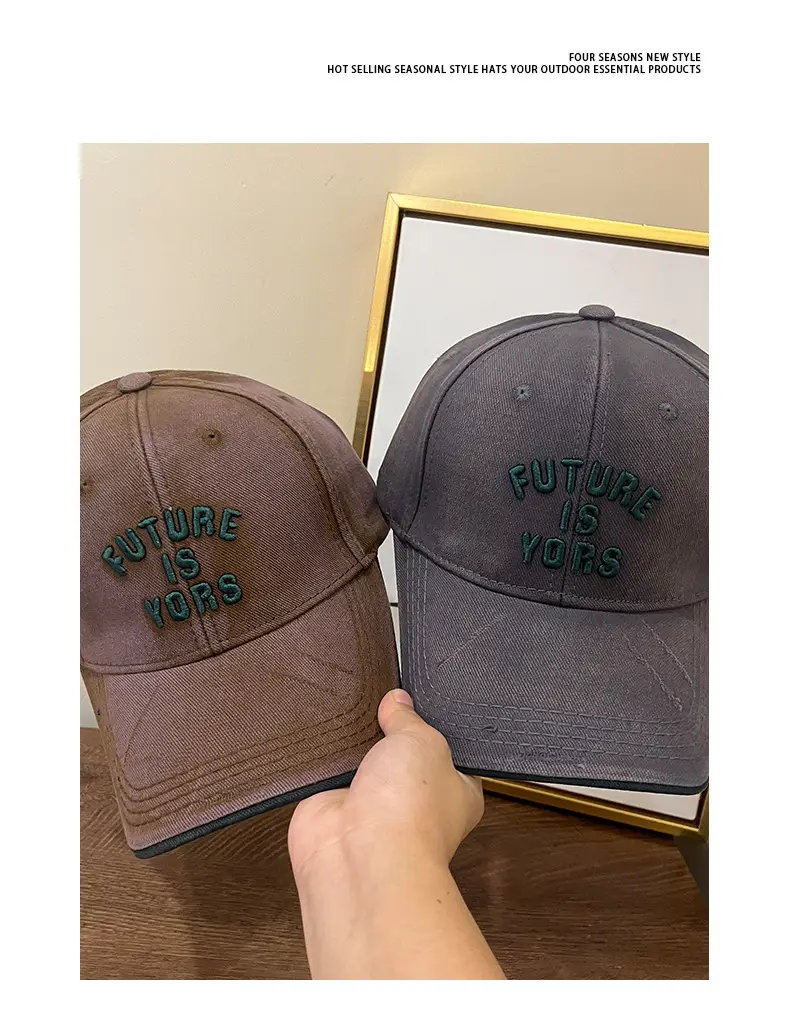 Women's Black Cap "Future Is Yovers" Cap — feature 7