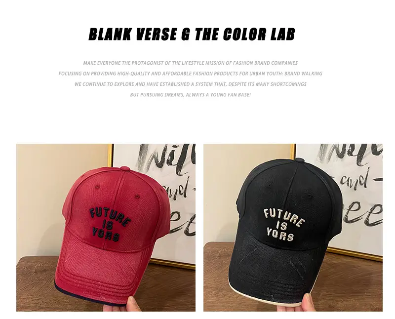 Women's Black Cap "Future Is Yovers" Cap — feature 8