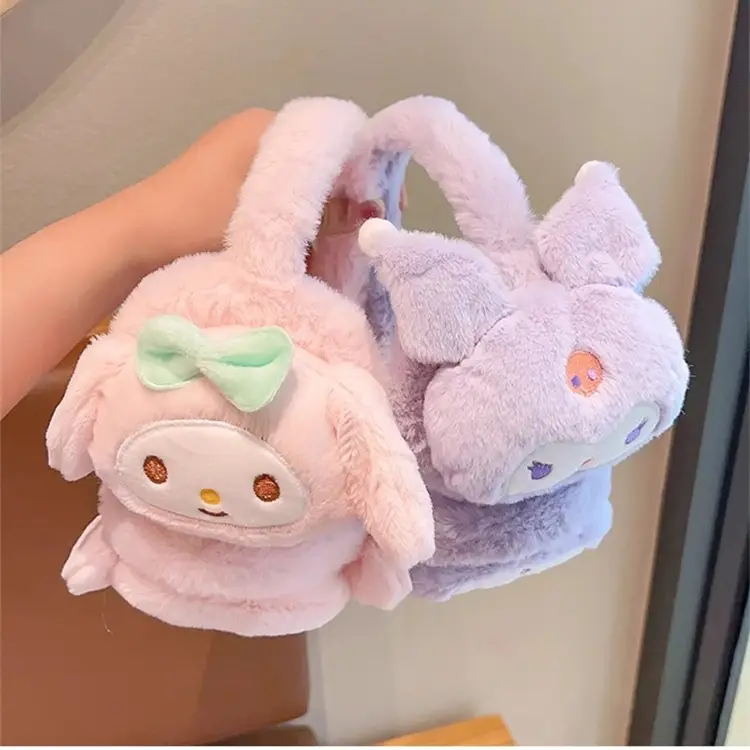 Outdoor cute girls warm earmuffs winter children's earmuffs antifreeze baby earmuffs children's earmuffs windproof cold — feature 5