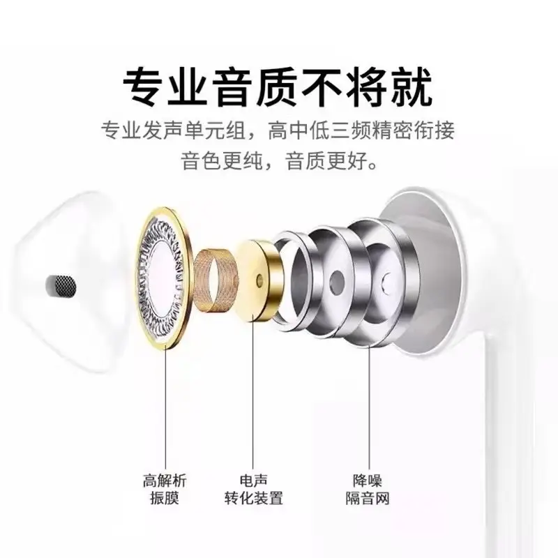 Apple iPhone 7-14 Pro In-Ear Wired Headphones with Control