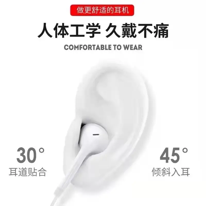 Apple iPhone 7-14 Pro In-Ear Wired Headphones with Control