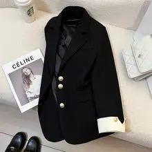 2024 Vintage Dark Blue Knitted Cardigan for Women — feature 5