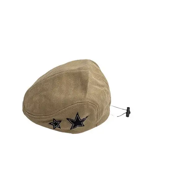 Children's Five-pointed Star Cap Black Beige White - Image 9