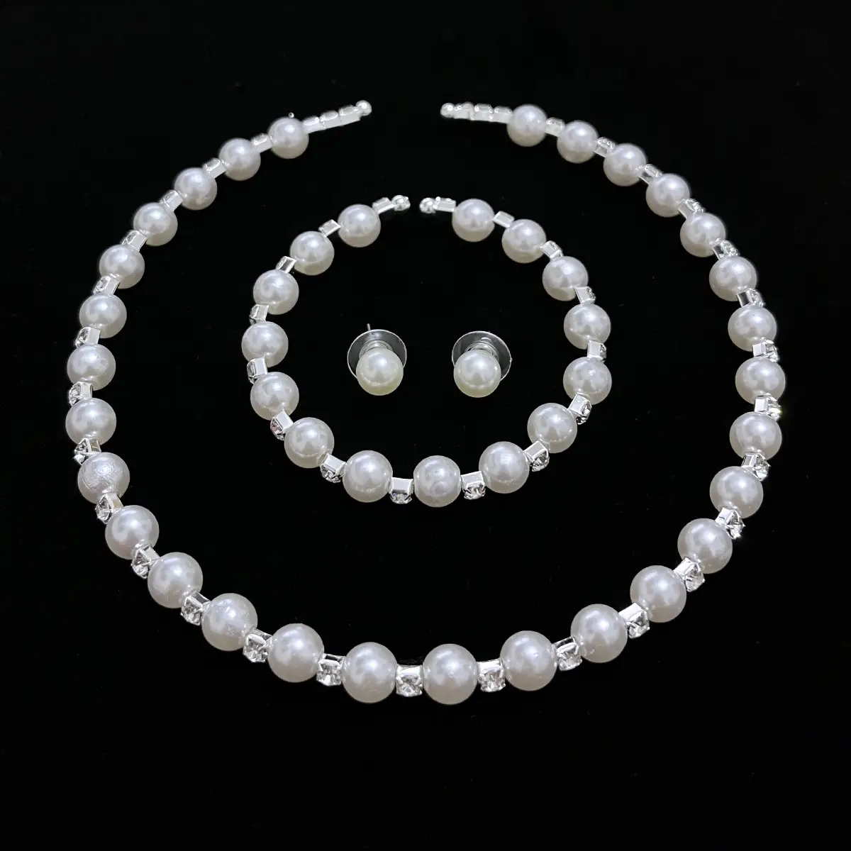 5-Piece Pearl Jewelry Set for Women European American - Image 4