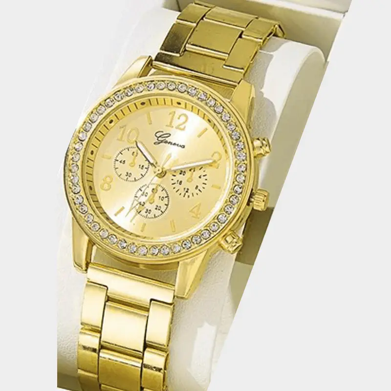 Rose Gold 5-Piece Quartz Watch Set for Women - Image 9