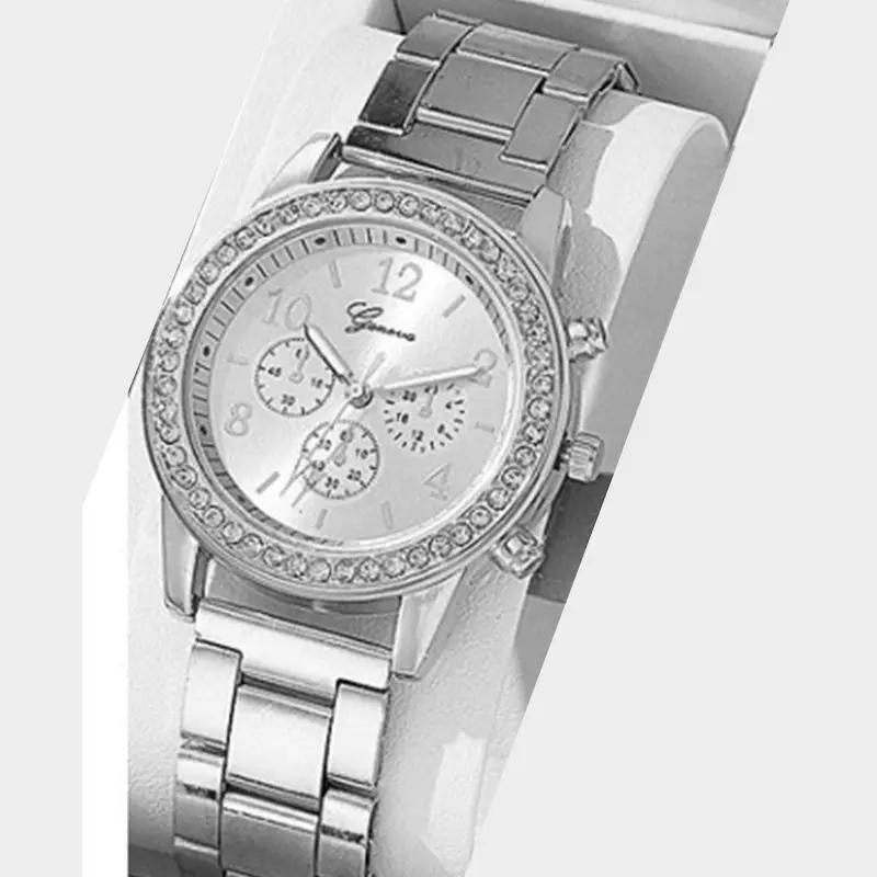 Rose Gold 5-Piece Quartz Watch Set for Women - Image 8