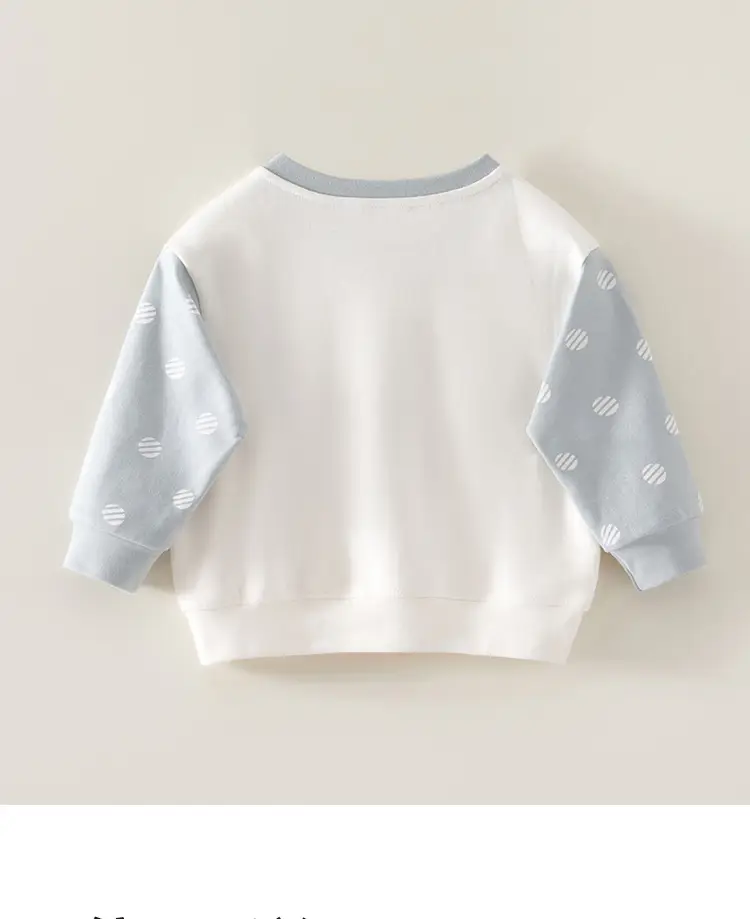 Baby's Cute Long Sleeve T-Shirt Set White Brown — feature 16