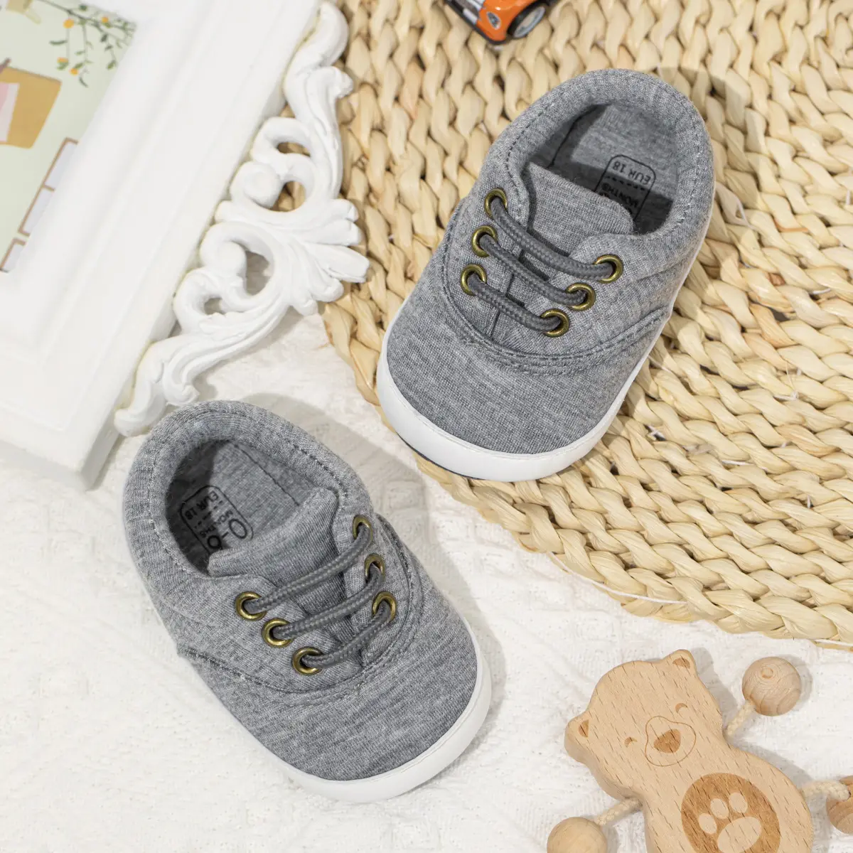 Baby Sneakers 0-1 Year Pink Grey Non-slip Casual