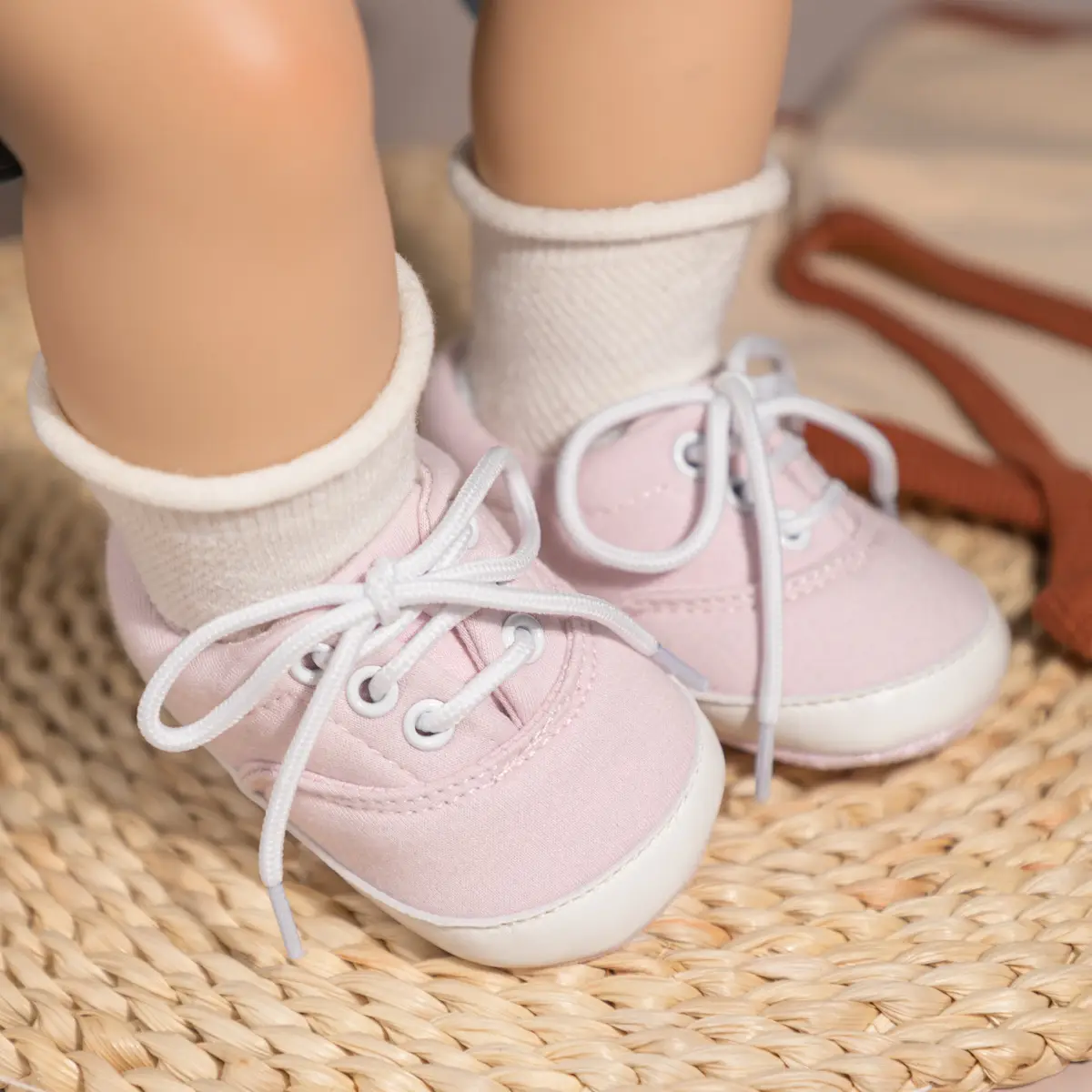 Baby Sneakers 0-1 Year Pink Grey Non-slip Casual — feature 13