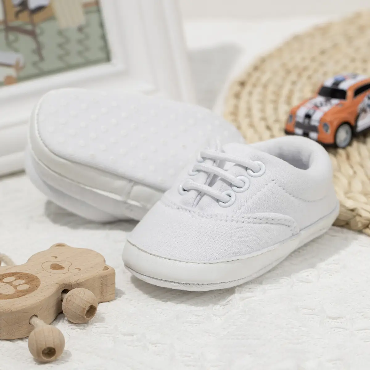 Baby Sneakers 0-1 Year Pink Grey Non-slip Casual — feature 6