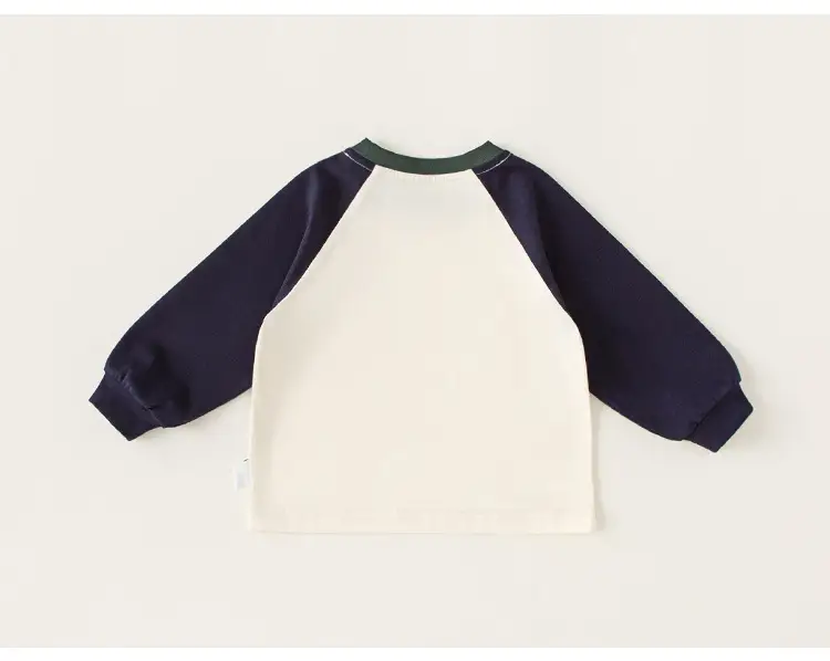 Bangxuan Boys Raglan Sleeve Sweatshirt White Black Autumn — feature 18