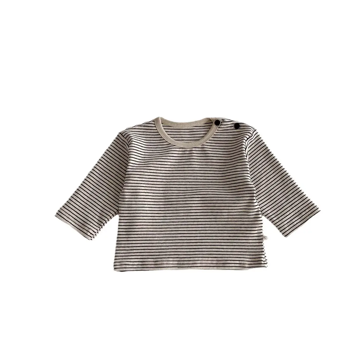 Korean Striped Long Sleeve Tops for Boys Girls - Image 7
