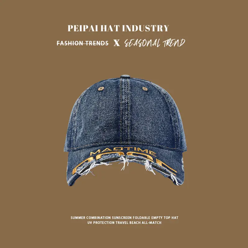 Maroon Embroidered Baseball Cap Women Korean Style All Match - Image 8