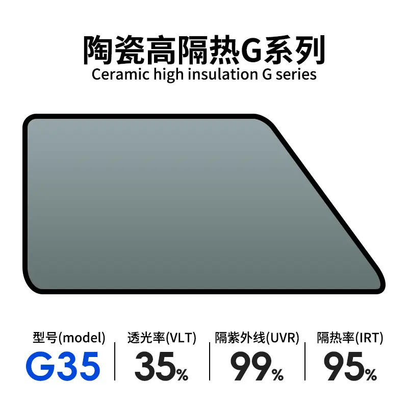 Solar Film Heat Insulation Explosion-proof Film Window Film Full Car Film Automotive Glass Film Ceramic High Insulation Film Factory Outlet — feature 5