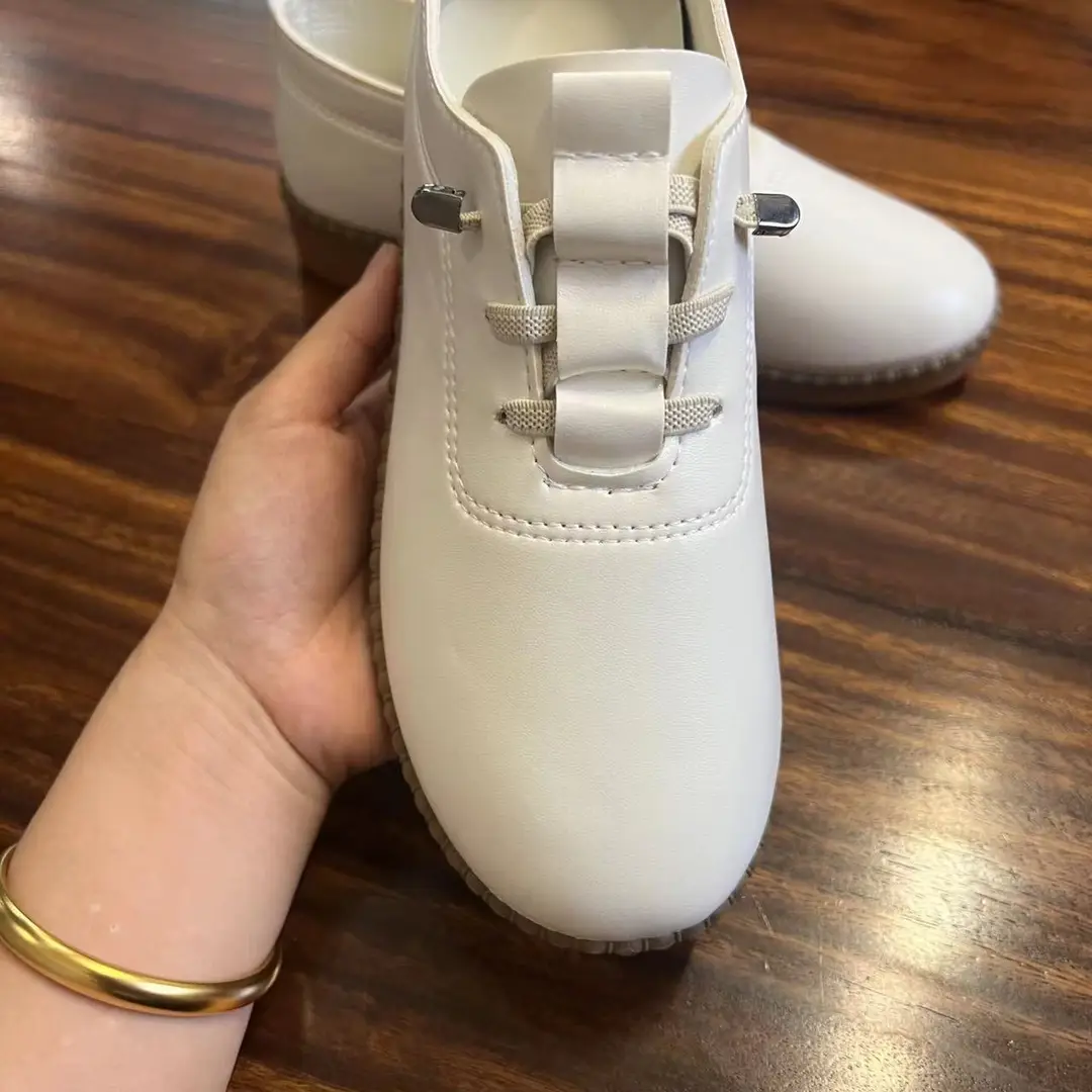 Cross-Border Dropshipping Spring and Autumn 2024 Slip-On Mom Shoes Lightweight Soft-Soled Flat Shoes Women's Versatile Casual Shoes — feature 10