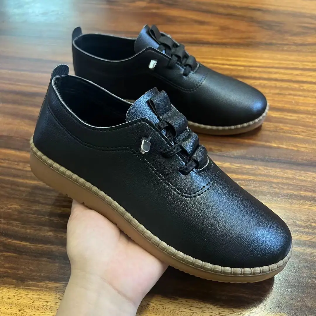 Cross-Border Dropshipping Spring and Autumn 2024 Slip-On Mom Shoes Lightweight Soft-Soled Flat Shoes Women's Versatile Casual Shoes — feature 5