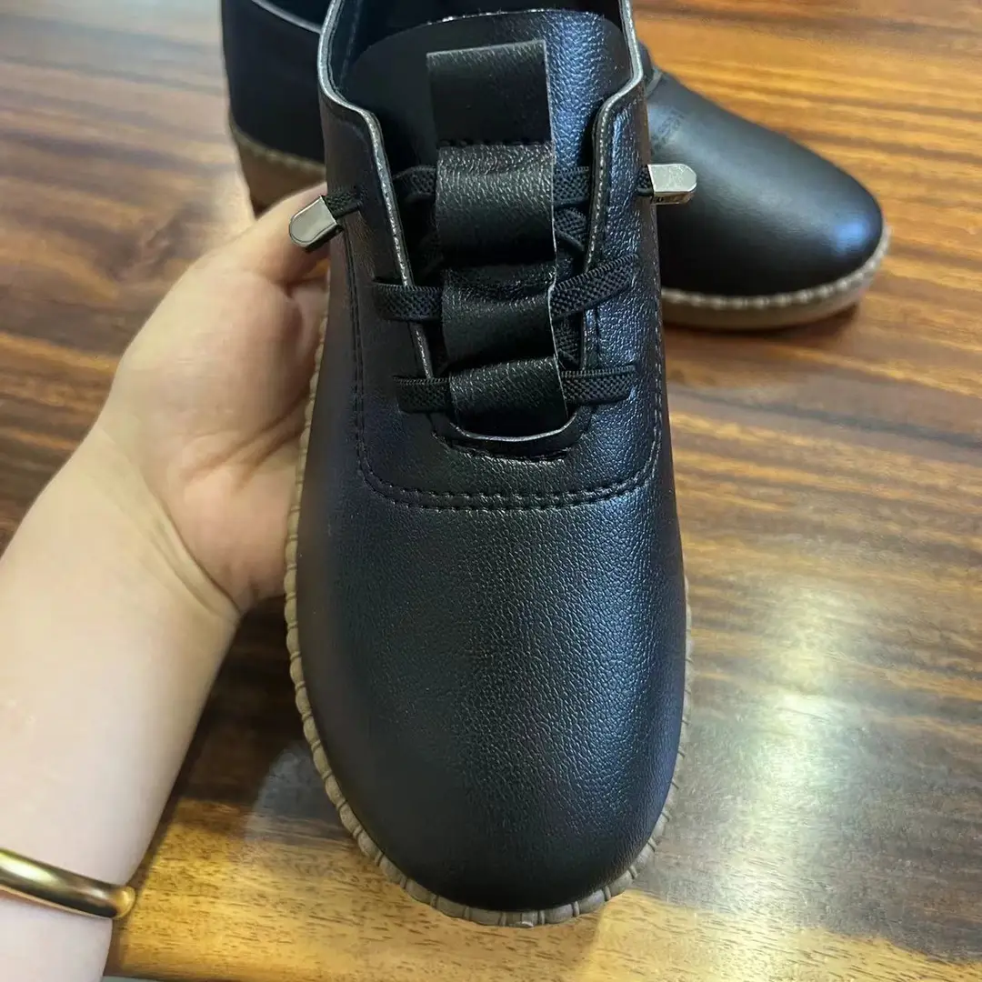 Cross-Border Dropshipping Spring and Autumn 2024 Slip-On Mom Shoes Lightweight Soft-Soled Flat Shoes Women's Versatile Casual Shoes — feature 6