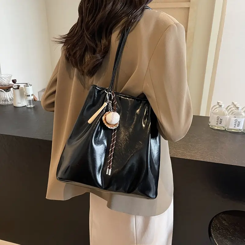 Maroon Korean Style Shoulder Bag for Women 2024