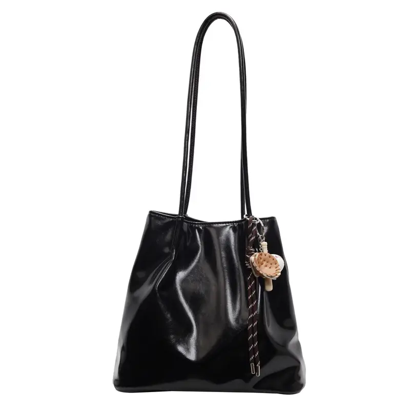 Maroon Korean Style Shoulder Bag for Women 2024