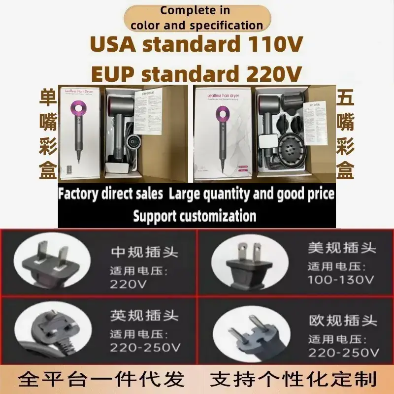 2 Ion Hair Dryer with Negative Ion & Noiseless Design - Image 9