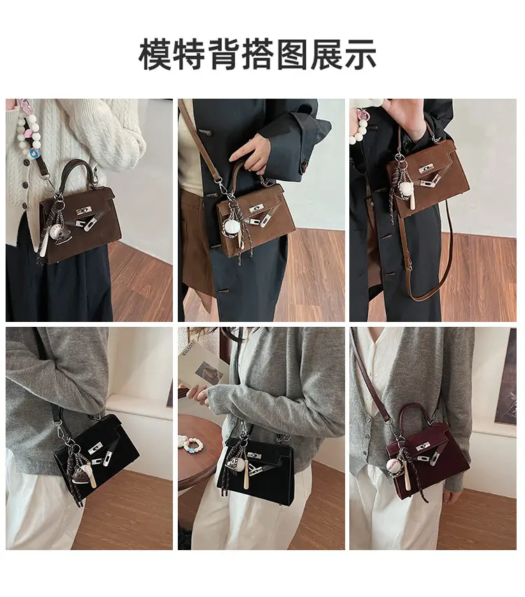 Autumn Vintage Hand Carried Kelly Bag Women's 2024 New — feature 13