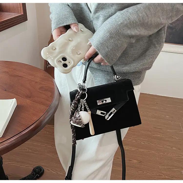 Autumn Vintage Hand Carried Kelly Bag Women's 2024 New — feature 31