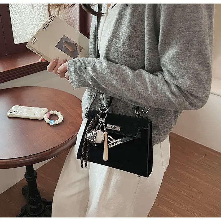 Autumn Vintage Hand Carried Kelly Bag Women's 2024 New — feature 36