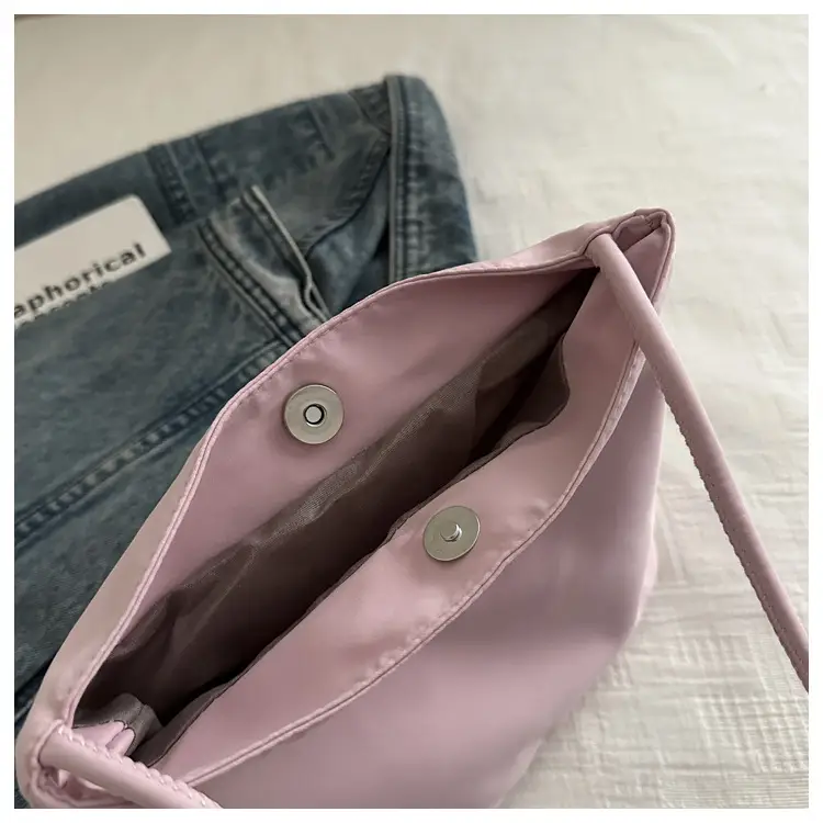 Light Blue Nylon Shoulder Bag for Women 2024 — feature 21
