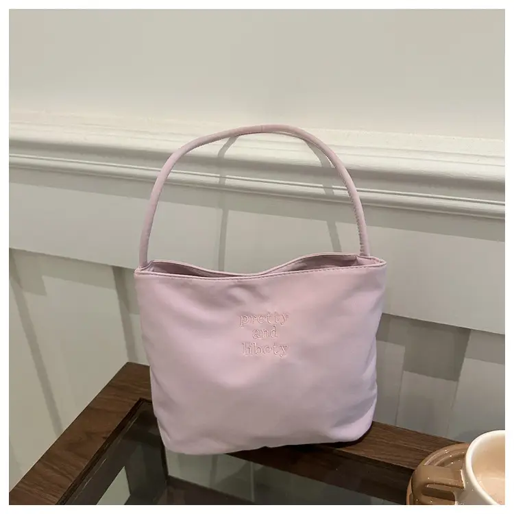 Light Blue Nylon Shoulder Bag for Women 2024 — feature 23