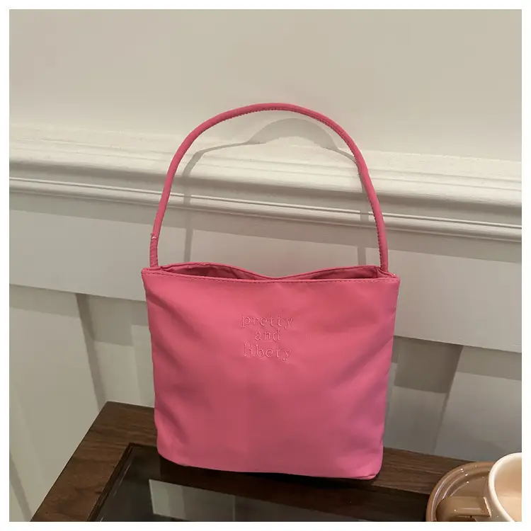 Light Blue Nylon Shoulder Bag for Women 2024 — feature 26