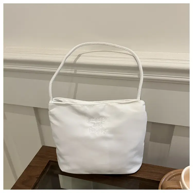 Light Blue Nylon Shoulder Bag for Women 2024 — feature 28