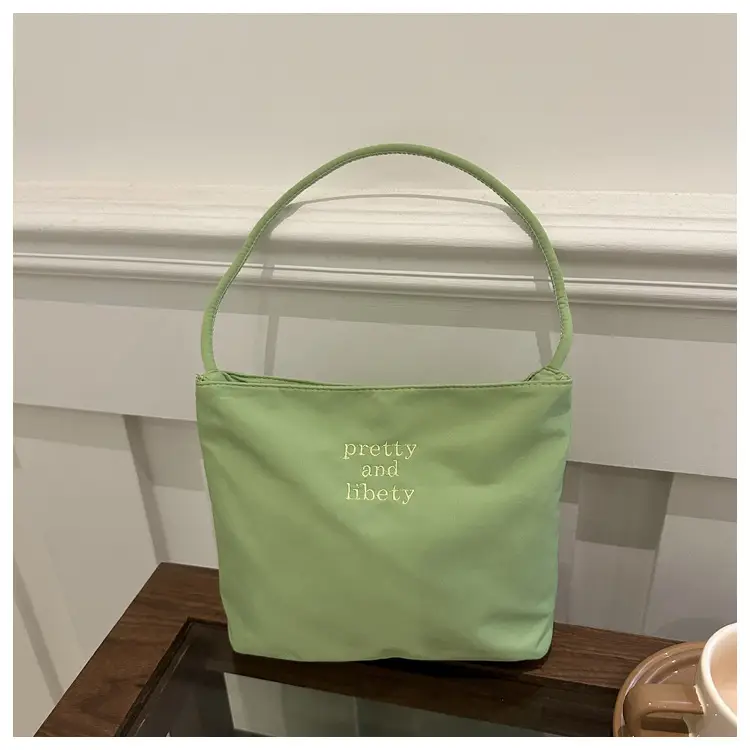 Light Blue Nylon Shoulder Bag for Women 2024 — feature 29