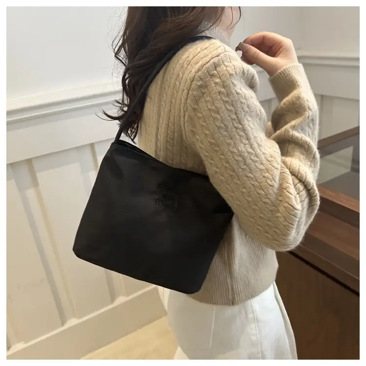 Light Blue Nylon Shoulder Bag for Women 2024 — feature 34