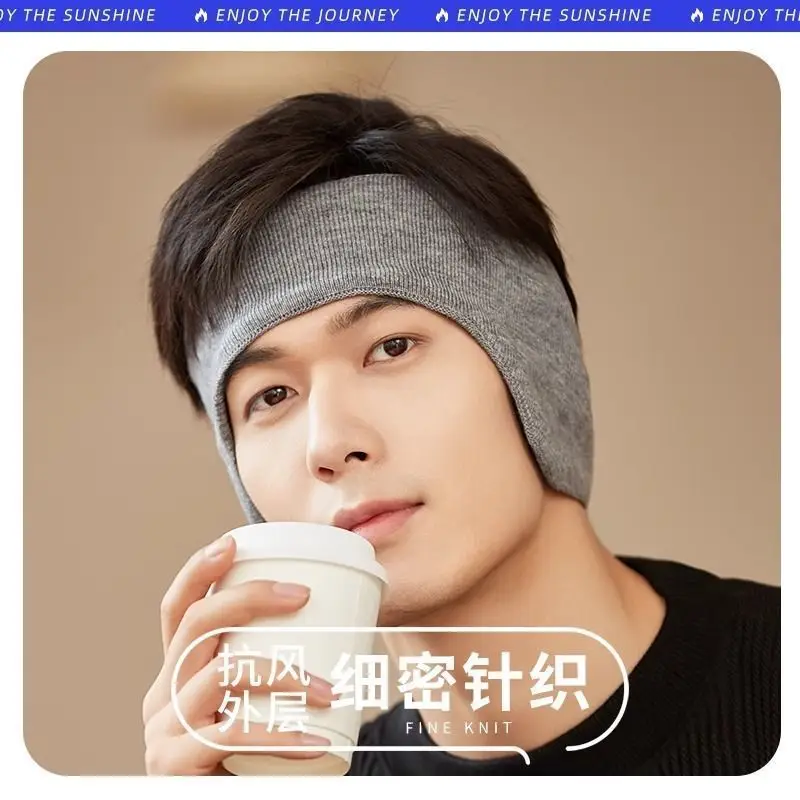 Men's Winter fleece-lined Warm Thickened Earmuffs Ear Cover Cold-proof Windproof Earmuffs Women's Warm Earmuffs Outdoor Riding