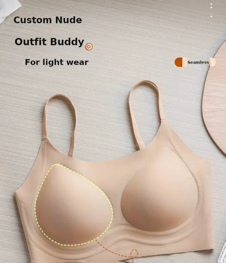 Invisible Seamless Sports Bra Women White 3.0 — feature 8