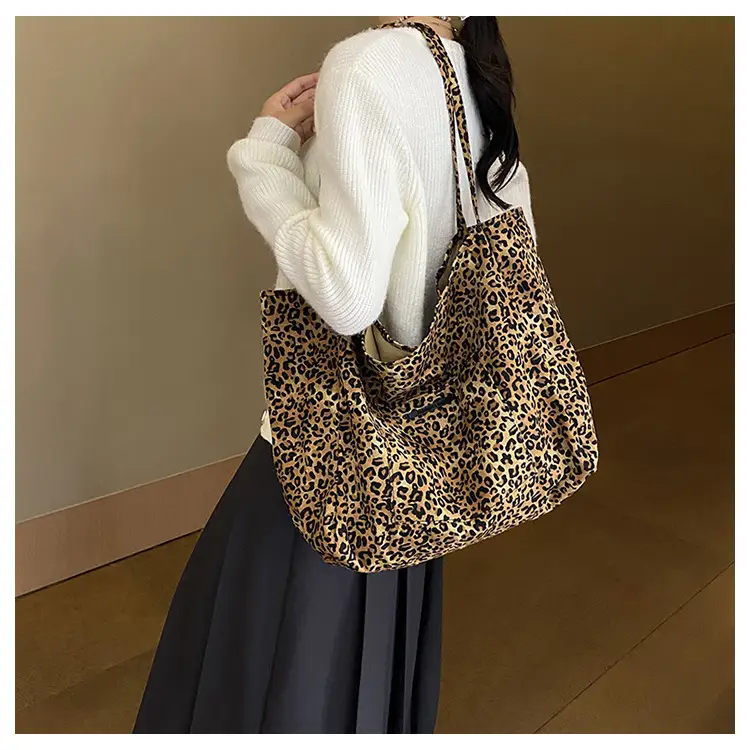 Leopard Print Large Capacity Women's Shoulder Bag — feature 10