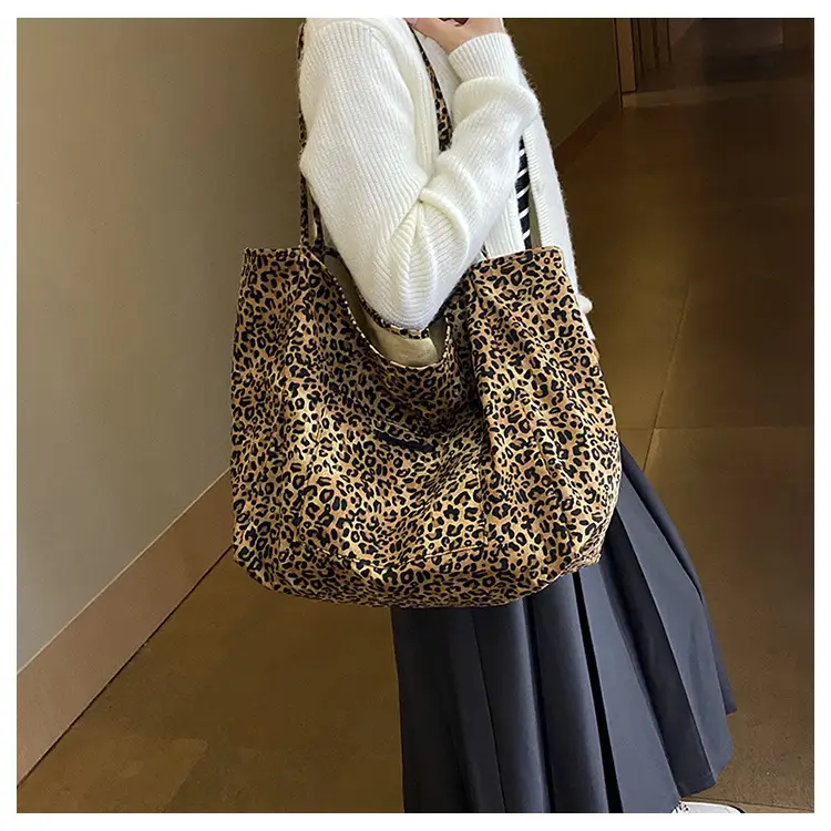 Leopard Print Large Capacity Women's Shoulder Bag — feature 12