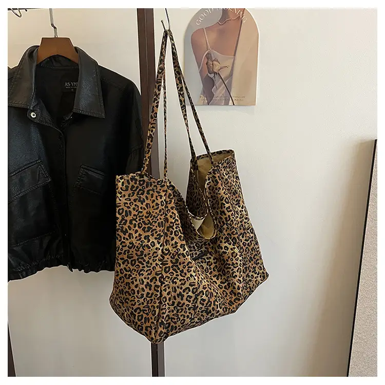 Leopard Print Large Capacity Women's Shoulder Bag — feature 30