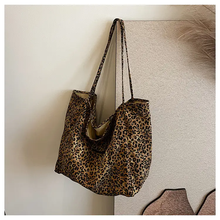Leopard Print Large Capacity Women's Shoulder Bag — feature 33