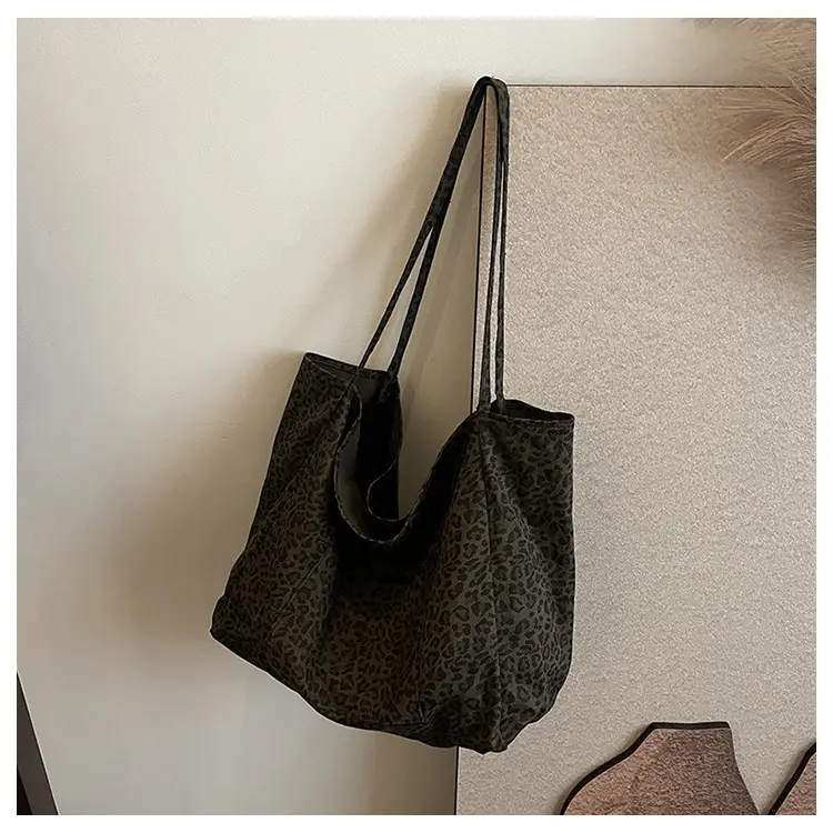 Leopard Print Large Capacity Women's Shoulder Bag — feature 37