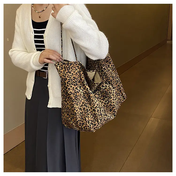 Leopard Print Large Capacity Women's Shoulder Bag — feature 8