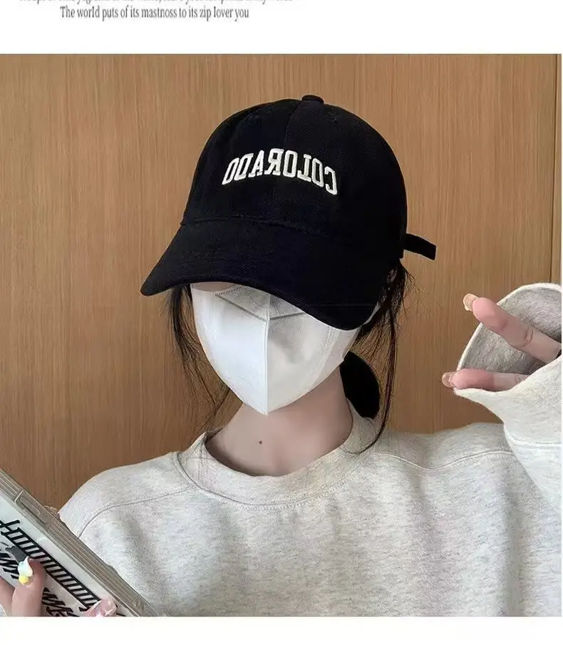 Women Baseball Cap Large Head Bristle Colorado Multi Color — feature 6