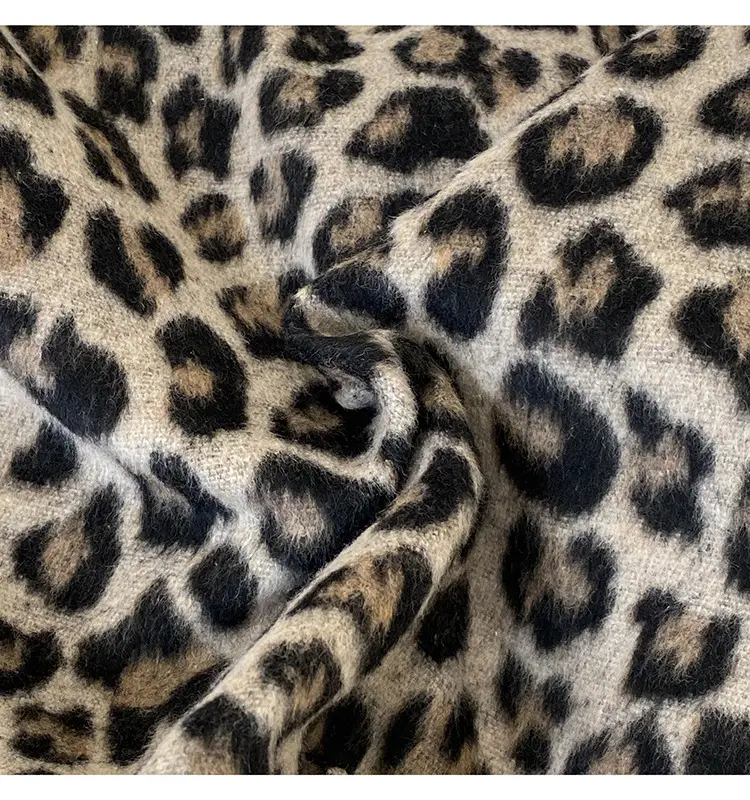 Leopard Print One Shoulder Canvas Tote Bag — feature 4